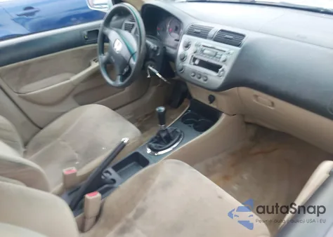 2003 Honda Civic Hybrid z USA, uszkodzony, nr VIN JHMES95633S011115